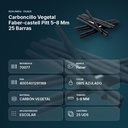 CARBONCILLO VEGETAL FABER-CASTELL PITT 5–8 MM 25 BARRAS - resumen de atributos