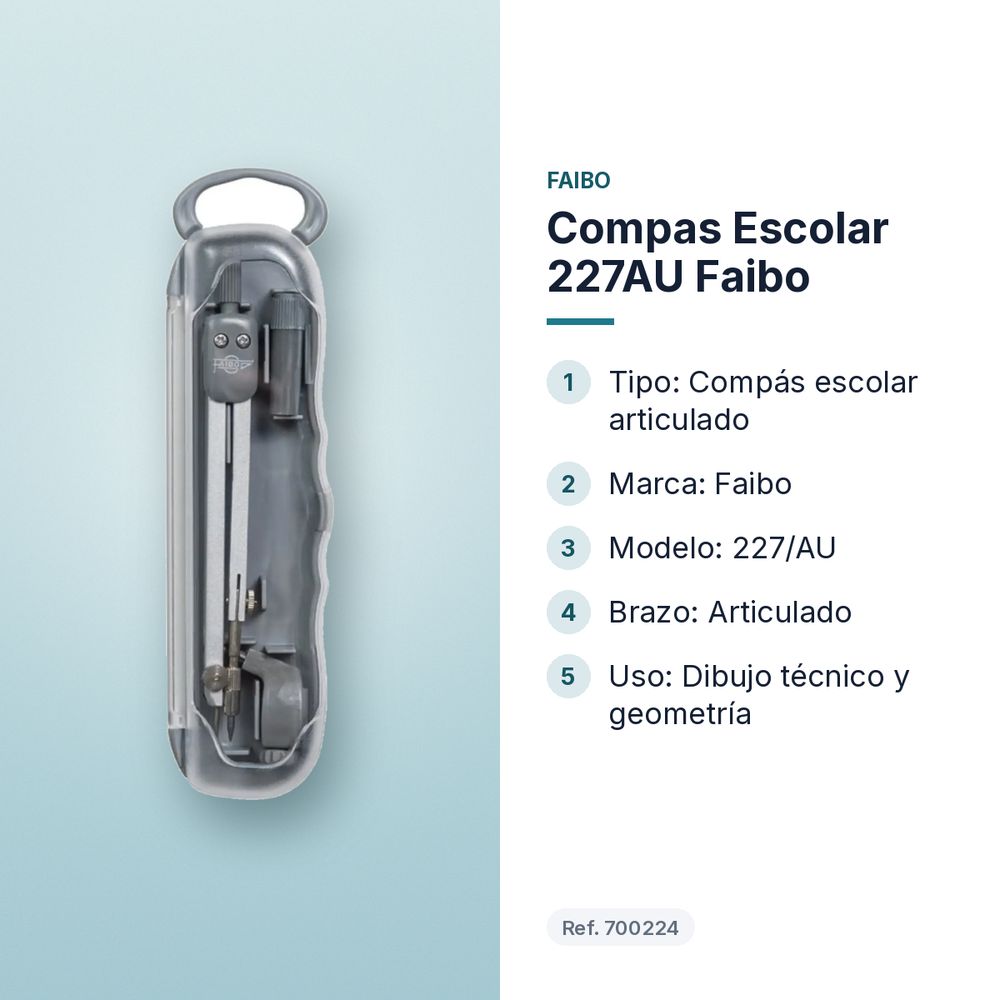 COMPAS ESCOLAR 227AU FAIBO - características principales