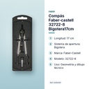COMPÁS FABER-CASTELL 32722-8 BIGOTERA17CM  - características principales