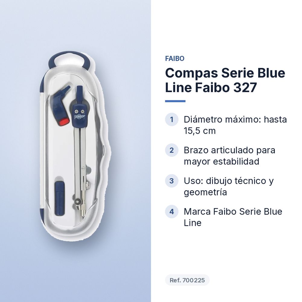 COMPAS SERIE BLUE LINE FAIBO 327 - características principales