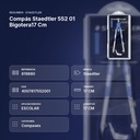 COMPÁS STAEDTLER 552 01 BIGOTERA17 CM - resumen de atributos
