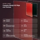 CARPETA DIBUJO A2 ROJA CON GOMAS  - resumen de atributos