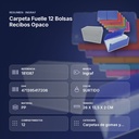 CARPETA FUELLE 12 BOLSAS RECIBOS OPACO  - resumen de atributos