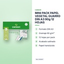 MINI PACK PAPEL VEGETAL GUARRO DIN A3 90g 12 HOJAS - características principales