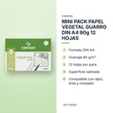 MINI PACK PAPEL VEGETAL GUARRO DIN A4 90g 12 HOJAS - características principales