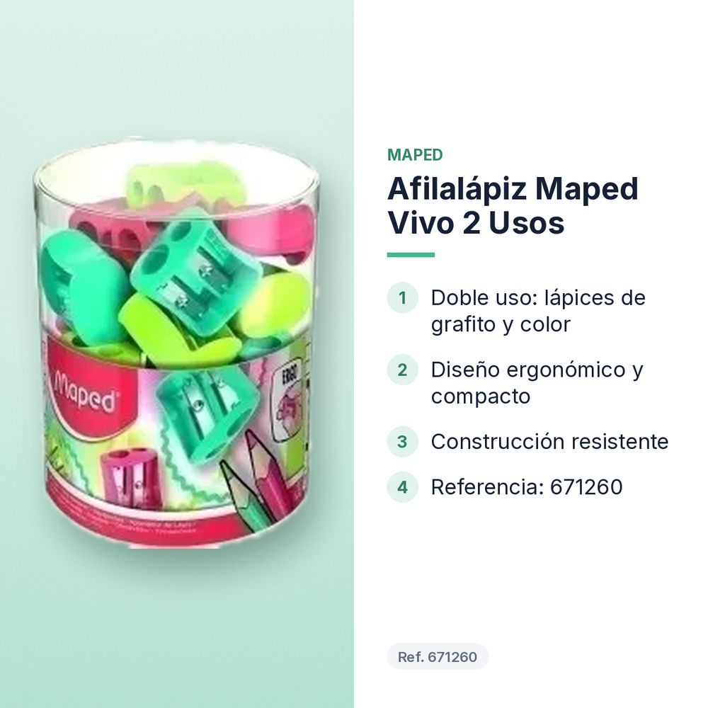 AFILALÁPIZ MAPED VIVO 2 USOS - características principales