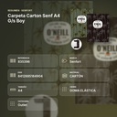 CARPETA CARTON SENF A4 G/S BOY - resumen de atributos