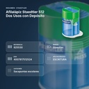 AFILALÁPIZ STAEDTLER 512 DOS USOS CON DEPÓSITO - resumen de atributos