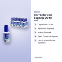 CORRECTOR CON ESPONJA 20 ML - características principales