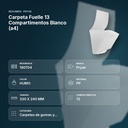 CARPETA FUELLE 13 COMPARTIMENTOS BLANCO (A4) - resumen de atributos