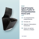 INGRAF CARPETA OPACO FUELLE 13 COMPARTIMENTOS HUMO (A4) - características principales