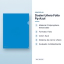 DOSIER UÑERO FOLIO PP AZUL - características principales