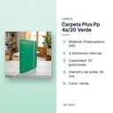 CARPETA PLUS PP 4A/20 VERDE - características principales