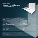 CARPETA PVC A4 CANGURO 4X52MM BLANCO - resumen de atributos