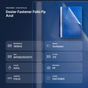 DOSIER FASTENER FOLIO PP AZUL  - resumen de atributos