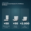 FUNDA PORTACARNET IBERPLAS PVC 150 MICRAS 65X90MM - formato de venta: paquete de 50, caja de 2000