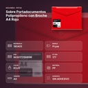 SOBRE PORTADOCUMENTOS POLIPROPILENO CON BROCHE A4 ROJO  - resumen de atributos