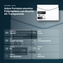 SOBRE PORTADOCUMENTOS POLIPROPILENO CON BROCHE A5 TRANSPARENTE - resumen de atributos