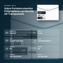 SOBRE PORTADOCUMENTOS POLIPROPILENO CON BROCHE A6 TRANSPARENTE - resumen de atributos
