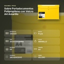 SOBRE PORTADOCUMENTOS POLIPROPILENO CON VELCRO A4 AMARILLO - resumen de atributos