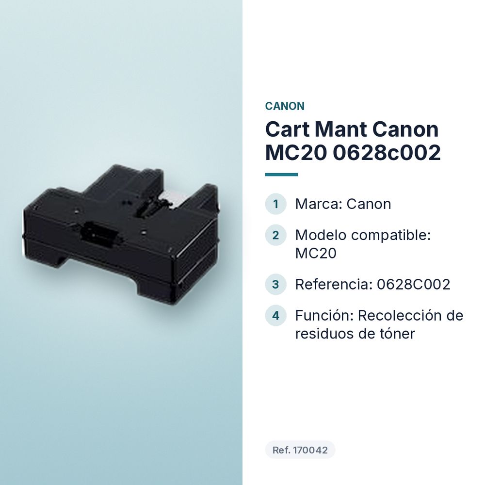 CART MANT CANON MC20 0628C002 - características principales