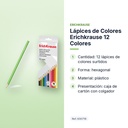 LÁPICES DE COLORES ERICHKRAUSE 12 COLORES  - características principales