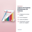 LÁPICES DE COLORES ERICHKRAUSE 24 COLORES  - características principales