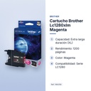 CARTUCHO BROTHER LC1280XLM MAGENTA - características principales