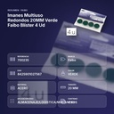 IMANES MULTIUSO REDONDOS 20MM VERDE FAIBO BLÍSTER 4 UD - resumen de atributos