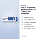 MINAS MARS MICRO GRAFITO 0,7MM 2B TUBO 12 UDS STAEDTLER - características principales