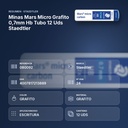 MINAS MARS MICRO GRAFITO 0,7MM HB TUBO 12 UDS STAEDTLER - resumen de atributos