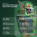 PORTAMINAS PILOT SUPER GRIP 0,5MM EXPOSITOR - resumen de atributos