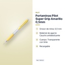 PORTAMINAS PILOT SUPER GRIP AMARILLO 0,5MM - características principales