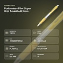 PORTAMINAS PILOT SUPER GRIP AMARILLO 0,5MM - resumen de atributos