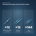PORTAMINAS PILOT SUPER GRIP AZUL CLARO 0,5MM - formato de venta: paquete de 12, caja de 144