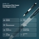 PORTAMINAS PILOT SUPER GRIP NEGRO 0,5MM - resumen de atributos