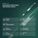 PORTAMINAS PILOT SUPER GRIP VERDE 0,5MM - resumen de atributos