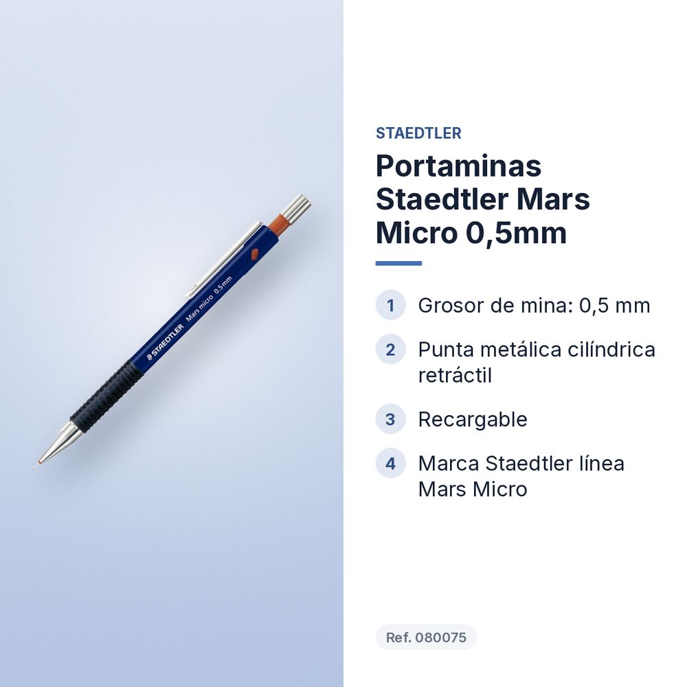 PORTAMINAS STAEDTLER MARS MICRO 0,5MM - características principales