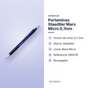 PORTAMINAS STAEDTLER MARS MICRO 0,7MM - características principales