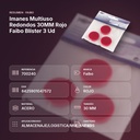 IMANES MULTIUSO REDONDOS 30MM ROJO FAIBO BLÍSTER 3 UD - resumen de atributos