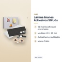 LÁMINA IMANES ADHESIVOS 50 UDS - características principales