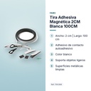 TIRA ADHESIVA MAGNÉTICA 2CM BLANCA 100CM - características principales