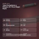 TUBO PORTAPLANOS Y DIBUJOS 45–74CM NEGRO RAYLU  - resumen de atributos
