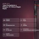 TUBO PORTAPLANOS Y DIBUJOS 70–130CM NEGRO  RAYLU - resumen de atributos