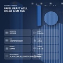 PAPEL KRAFT AZUL ROLLO 1x5M 65G - resumen de atributos