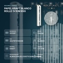 PAPEL KRAFT BLANCO ROLLO 1x10M 65G - resumen de atributos