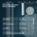 PAPEL KRAFT BLANCO ROLLO 1x25M 65G - resumen de atributos