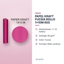 PAPEL KRAFT FUCSIA ROLLO 1x10M 65G - características principales