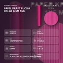 PAPEL KRAFT FUCSIA ROLLO 1x5M 65G - resumen de atributos