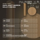 PAPEL KRAFT MARRON ROLLO 1x5M 65G  - resumen de atributos